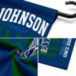 Utah Jazz Garden Flag Customized Distressed Stripes Navy Best Selling