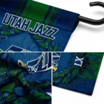 Utah Jazz Garden Flag Customized Laurel Wreath Navy Best Selling