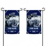 Utah Jazz Garden Flag Customized Photo Frame Navy Best Selling