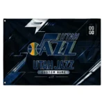 Utah Jazz House Flag Customized Speed Slashes Navy Best Selling
