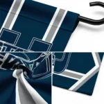 Utah State Aggies Garden Flag Custom Chevron Stripes Navy Best Selling