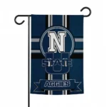 Utah State Aggies Garden Flag Custom Circle Medallion Navy Best Selling