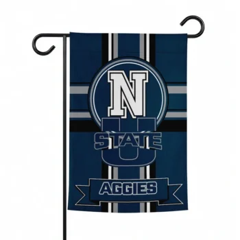 Utah State Aggies Garden Flag Custom Circle Medallion Navy Best Selling