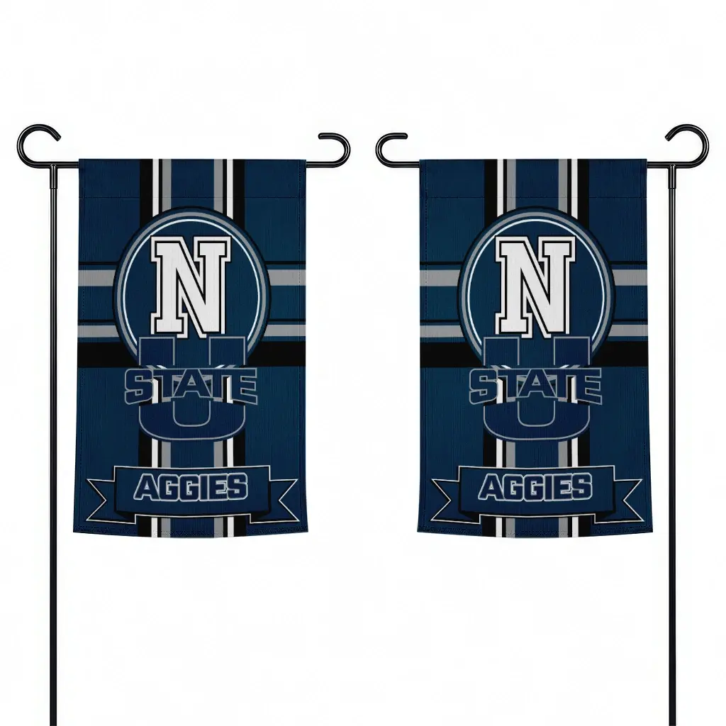 Utah State Aggies Garden Flag Custom Circle Medallion Navy Fashion Forward Utah State Aggies Garden Flag Custom Circle Medallion Navy Fashion Forward