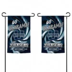 Utah State Aggies Garden Flag Customized Swirl Vortex Navy Best Selling