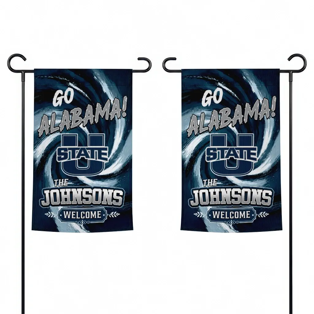Utah State Aggies Garden Flag Customized Swirl Vortex Navy Fashion Forward Utah State Aggies Garden Flag Customized Swirl Vortex Navy Fashion Forward