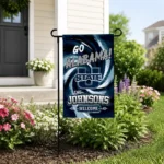 Utah State Aggies Garden Flag Customized Swirl Vortex Navy Best Selling
