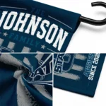 Utah State Aggies Garden Flag Personalized Distressed Stripes Navy Best Selling