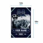 Utah State Aggies Garden Flag Personalized Photo Frame Navy Best Selling