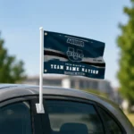 Utah State Aggies House Flag Custom Brushed Streaks Navy Best Selling