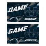 Utah State Aggies House Flag Customized Action Streaks Navy Best Selling