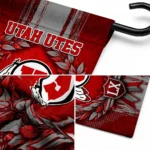 Utah Utes Garden Flag Custom Laurel Wreath Red Best Selling