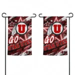 Utah Utes Garden Flag Personalized Glowing Star Red Best Selling