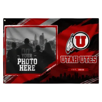 Utah Utes House Flag Custom Framed Photo Red Black Best Selling