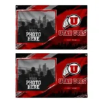 Utah Utes House Flag Custom Framed Photo Red Black Best Selling