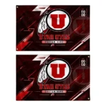 Utah Utes House Flag Custom Speed Slashes Red Best Selling