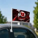 Utah Utes House Flag Custom Speed Slashes Red Best Selling