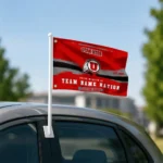 Utah Utes House Flag Customized Brushed Streaks Red Best Selling
