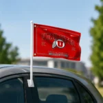 Utah Utes House Flag Customized Ornate Border Red Best Selling
