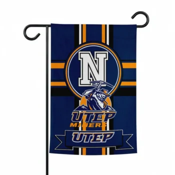 Utep Miners Garden Flag Custom Circle Medallion Blue Best Selling