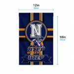 Utep Miners Garden Flag Custom Circle Medallion Blue Best Selling