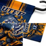 Utep Miners Garden Flag Personalized Laurel Wreath Blue Best Selling