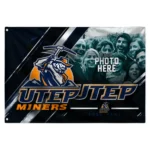 Utep Miners House Flag Customized Diagonal Stripes Blue Best Selling