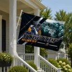 Utep Miners House Flag Customized Diagonal Stripes Blue Best Selling