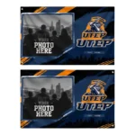Utep Miners House Flag Personalized Framed Photo Blue Black Best Selling