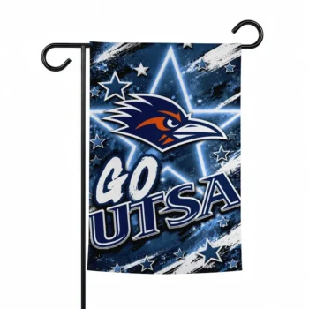 Utsa Roadrunners Garden Flag Custom Glowing Star Orange Best Selling
