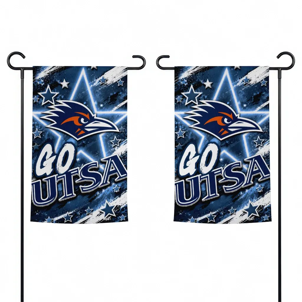 Utsa Roadrunners Garden Flag Custom Glowing Star Orange Fashion Forward Utsa Roadrunners Garden Flag Custom Glowing Star Orange Fashion Forward