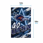 Utsa Roadrunners Garden Flag Custom Glowing Star Orange Best Selling