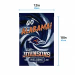 Utsa Roadrunners Garden Flag Custom Swirl Vortex Orange Best Selling