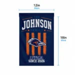 Utsa Roadrunners Garden Flag Customized Distressed Stripes Orange Best Selling