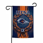 Utsa Roadrunners Garden Flag Customized Laurel Wreath Orange Best Selling