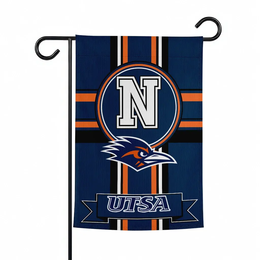 Utsa Roadrunners Garden Flag Personalized Circle Medallion Orange Best Selling Utsa Roadrunners Garden Flag Personalized Circle Medallion Orange Best Selling