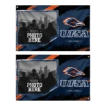 Utsa Roadrunners House Flag Customized Framed Photo Orange Black Best Selling