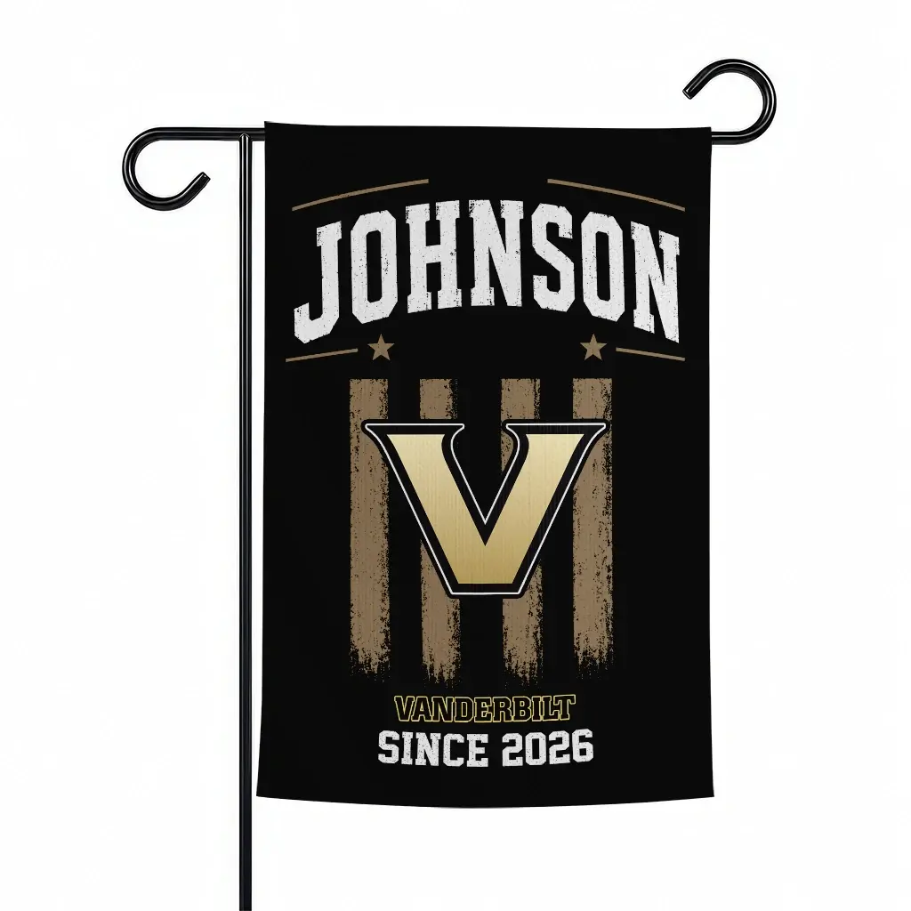 Vanderbilt Commodores Garden Flag Custom Distressed Stripes Black Best Selling Vanderbilt Commodores Garden Flag Custom Distressed Stripes Black Best Selling