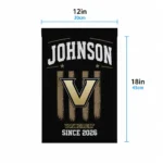 Vanderbilt Commodores Garden Flag Custom Distressed Stripes Black Best Selling
