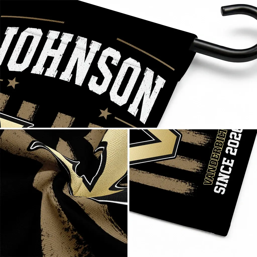 Vanderbilt Commodores Garden Flag Custom Distressed Stripes Black Latest Model Vanderbilt Commodores Garden Flag Custom Distressed Stripes Black Latest Model