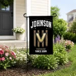 Vanderbilt Commodores Garden Flag Custom Distressed Stripes Black Best Selling