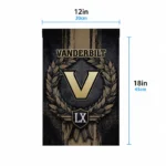 Vanderbilt Commodores Garden Flag Custom Laurel Wreath Black Best Selling