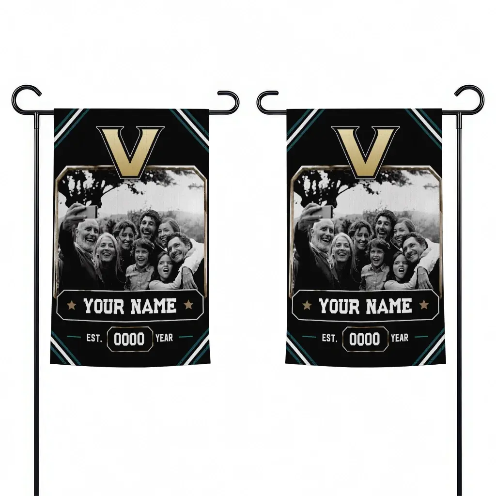 Vanderbilt Commodores Garden Flag Custom Photo Frame Black Fashion Forward Vanderbilt Commodores Garden Flag Custom Photo Frame Black Fashion Forward