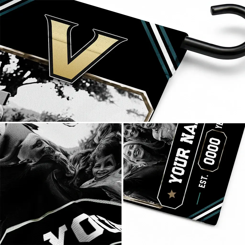 Vanderbilt Commodores Garden Flag Custom Photo Frame Black Latest Model Vanderbilt Commodores Garden Flag Custom Photo Frame Black Latest Model