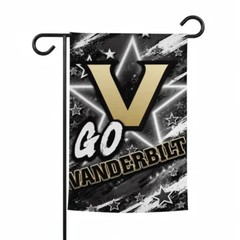 Vanderbilt Commodores Garden Flag Personalized Glowing Star Black Best Selling