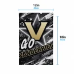 Vanderbilt Commodores Garden Flag Personalized Glowing Star Black Best Selling