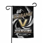 Vanderbilt Commodores Garden Flag Personalized Swirl Vortex Black Best Selling