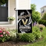 Vanderbilt Commodores Garden Flag Personalized Swirl Vortex Black Best Selling