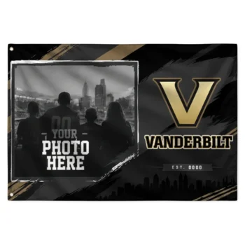 Vanderbilt Commodores House Flag Custom Framed Photo Black Best Selling