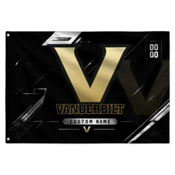 Vanderbilt Commodores House Flag Custom Speed Slashes Black Best Selling